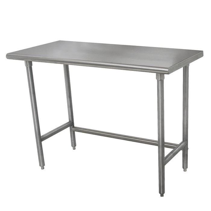 Advance Tabco TELAG-302-X 24" 16 ga Work Table w/ 430 Series Stainless Flat Top-cityfoodequipment.com