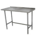 Advance Tabco TFMSLAG-240-X 30" 16 ga Work Table w/ 304 Series Stainless Top, 1 1/2" Backsplash-cityfoodequipment.com