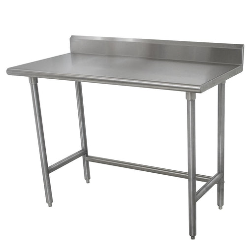 Advance Tabco TKLAG-243-X 36" 16 ga Work Table w/ 430 Series Stainless Top, 5" Backsplash-cityfoodequipment.com