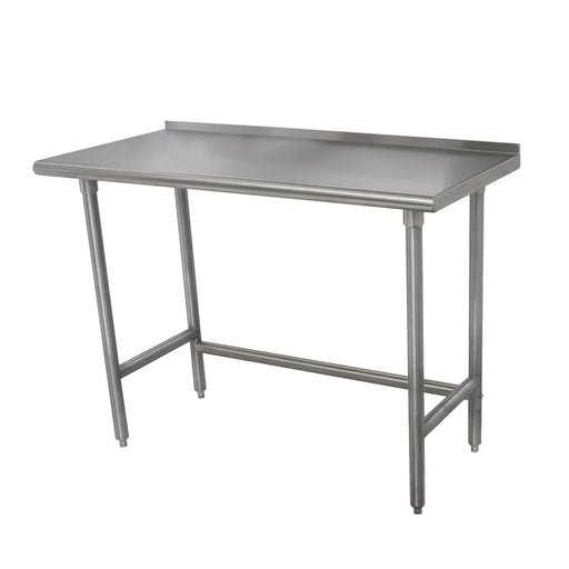 Advance Tabco TFLAG-365-X 60" 16 ga Work Table w/ 430 Series Stainless Top, 1 1/2" Backsplash-cityfoodequipment.com