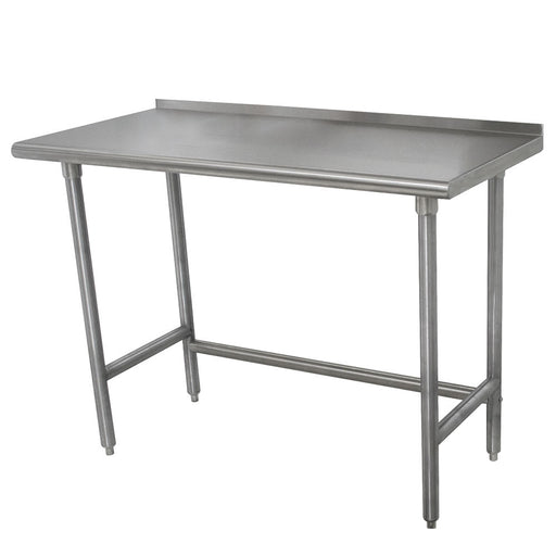 Advance Tabco TFMSLAG-243-X 36" 16 ga Work Table w/ 304 Series Stainless Top, 1 1/2" Backsplash-cityfoodequipment.com