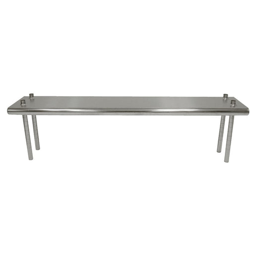 Advance Tabco TS-12-60 Table Mount Shelf - Single Deck, 60" x 12", 18 ga 430 Stainless-cityfoodequipment.com