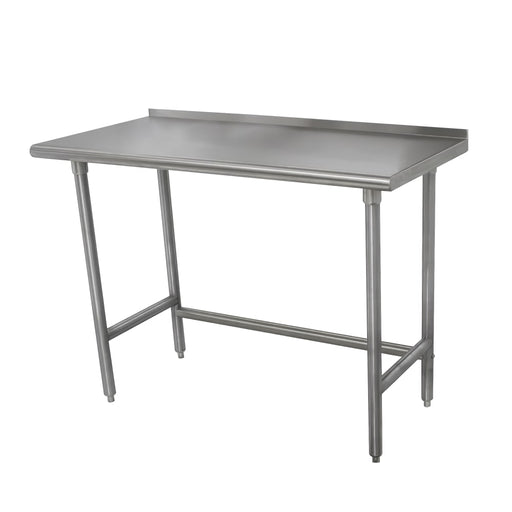 Advance Tabco TSFLAG-363-X 36" 16 ga Work Table w/ 430 Series Stainless Top, 1 1/2" Backsplash-cityfoodequipment.com