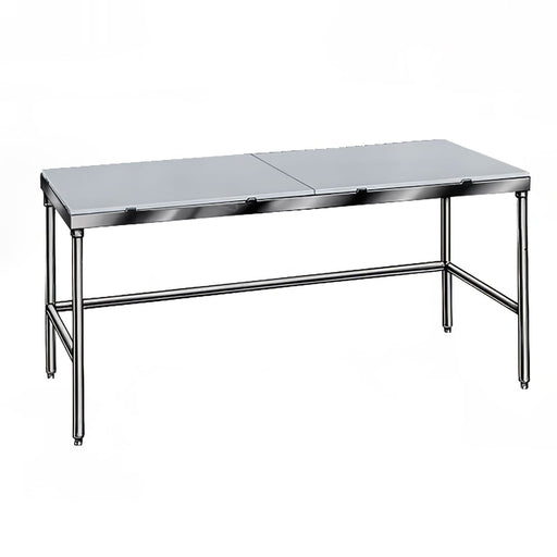 Advance Tabco TSPT-309 108" Poly Top Work Table w/ 5/8" Top, Stainless Base, 30"D-cityfoodequipment.com