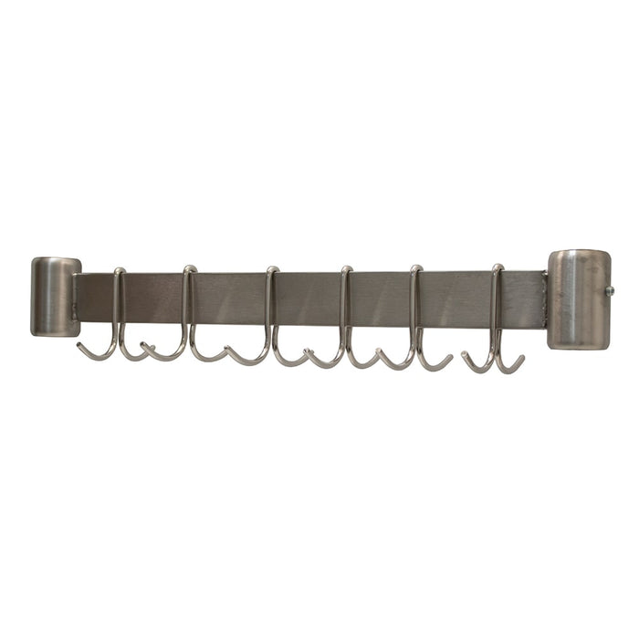Advance Tabco UB-30 22 1/4" Leg Mount Pot Rack w/ (6) Double Hooks for 30" Tables, Stainless Steel-cityfoodequipment.com