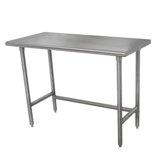 Advance Tabco TSLAG-305-X 60" 16 ga Work Table w/ 430 Series Stainless Flat Top-cityfoodequipment.com