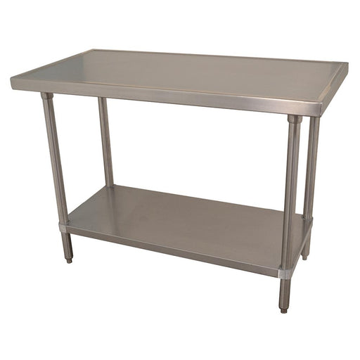 Advance Tabco VSS-300 30" 14 ga Work Table w/ Undershelf & 304 Series Stainless Flat Top-cityfoodequipment.com