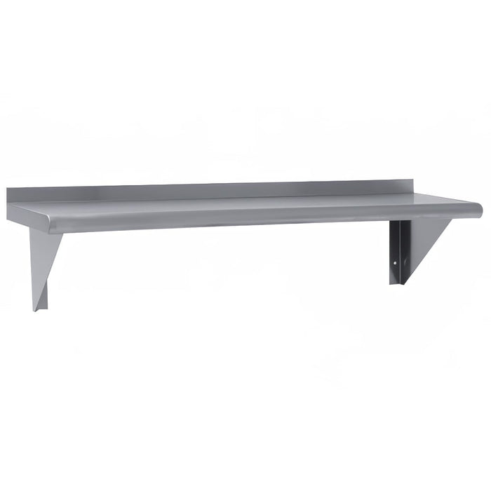 Advance Tabco WS-12-42-X Solid Wall Mounted Shelf, 42"W x 12"D, Stainless-cityfoodequipment.com