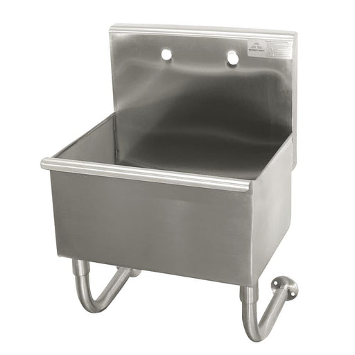 Advance Tabco WSS-16-25 Wall Mount Commercial Hand Sink w/ 22"L x 16"W x 12"D Bowl, Basket Drain-cityfoodequipment.com