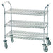 Advance Tabco WUC-1836P 3 Level Chrome Plated Utility Cart w/ 1000 lb Capacity, Flat Ledges-cityfoodequipment.com