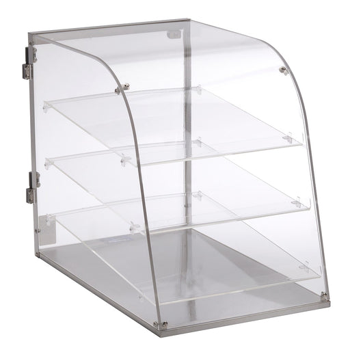 Antunes DC-14R-9500706 3 Tier Pastry Display Case W/ Rear Door - Acrylic, Clear-cityfoodequipment.com