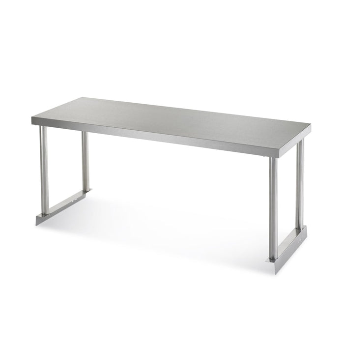Arctic Air 64902K Single Table Mount Overshelf, 22 Ga Stainless, 18" X 48"-cityfoodequipment.com