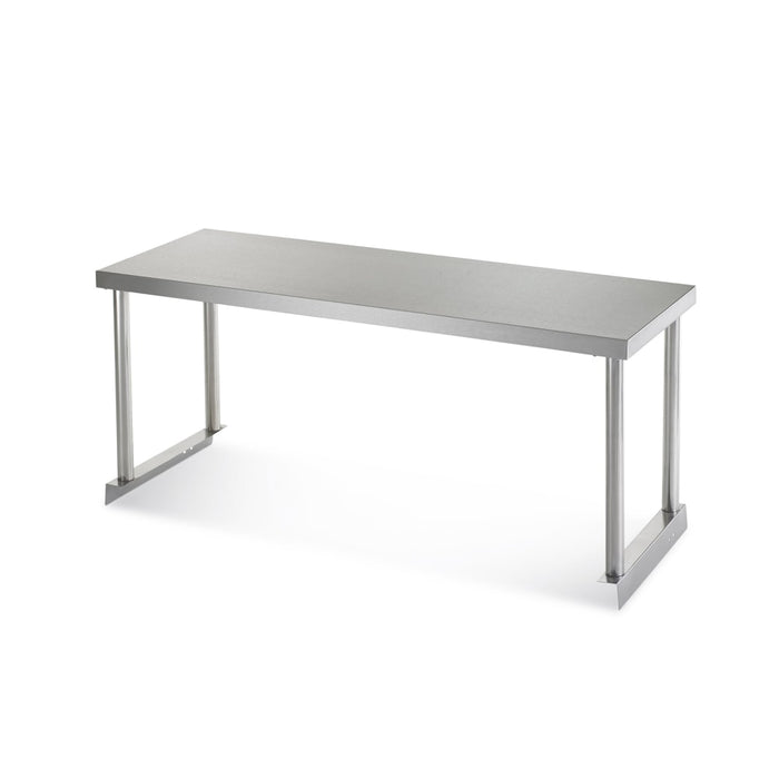 Arctic Air 64904K Single Table Mount Overshelf, 22 Ga Stainless, 18" X 72"-cityfoodequipment.com