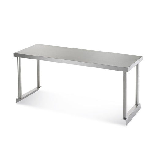 Arctic Air 64909K Single Table Mount Overshelf, 22 Ga Stainless, 18" X 48"-cityfoodequipment.com