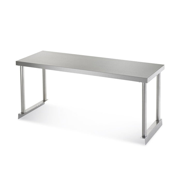 Arctic Air 64909K Single Table Mount Overshelf, 22 Ga Stainless, 18" X 48"-cityfoodequipment.com