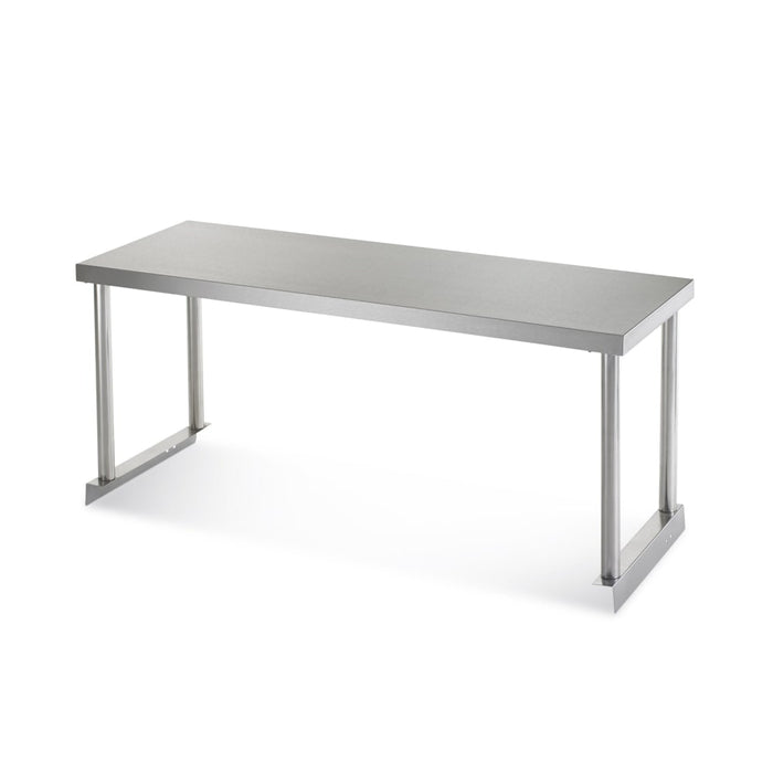 Arctic Air 64910K Single Table Mount Overshelf, 22 Ga Stainless, 18" X 71"-cityfoodequipment.com