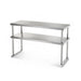 Arctic Air 64915K Double Table Mount Overshelf, 22 Ga Stainless, 18" X 94"-cityfoodequipment.com
