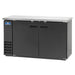 Arctic Air ABB60 61" Bar Refrigerator - 2 Swinging Solid Doors, Black, 115v-cityfoodequipment.com
