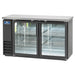 Arctic Air ABB60G 61" Bar Refrigerator - 2 Swinging Glass Doors, Black, 115v-cityfoodequipment.com