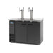 Arctic Air ADD48R-2 49" Kegerator Beer Dispenser W/ (2) Keg Capacity - (2) Columns, Black, 115v-cityfoodequipment.com