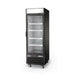 Arctic Air AFGDM23 27" One Section Display Freezer W/ Swing Door - Bottom Mount Compressor, Black, 115v-cityfoodequipment.com