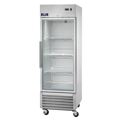 Arctic Air AGR23 27" One Section Reach In Refrigerator, (1) Right Hinge Glass Door, 115v-cityfoodequipment.com