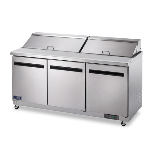 Arctic Air AMT72R 71 1/2" Mega Top Sandwich/salad Prep Table W/ Refrigerated Base, 115v-cityfoodequipment.com