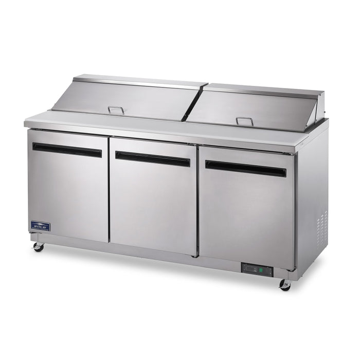 Arctic Air AMT72R 71 1/2" Mega Top Sandwich/salad Prep Table W/ Refrigerated Base, 115v-cityfoodequipment.com