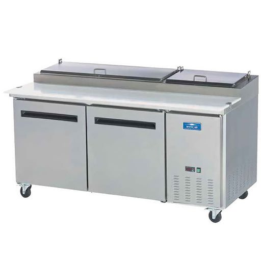 Arctic Air APP71R 71" Pizza Prep Table W/ Refrigerated Base, 115v-cityfoodequipment.com