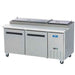 Arctic Air APP71R 71" Pizza Prep Table W/ Refrigerated Base, 115v-cityfoodequipment.com