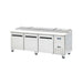 Arctic Air APP94R 94" Pizza Prep Table W/ Refrigerated Base, 115v-cityfoodequipment.com