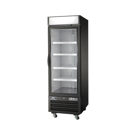 Arctic Air ARGDM23 27" One Section Glass Door Merchandiser - (1) Right Hinge Door, Black, 115v-cityfoodequipment.com