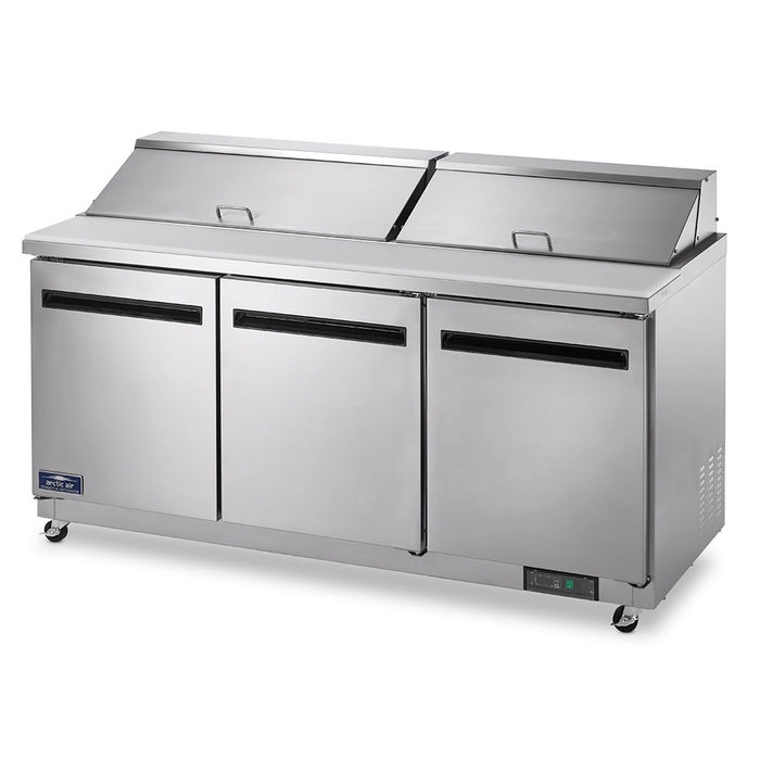 Arctic Air AST72R 71 1/2" Sandwich/salad Prep Table W/ Refrigerated Base, 115v-cityfoodequipment.com