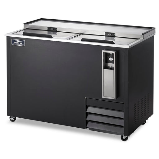 Arctic Air AUB50R 49 1/2" Forced Air Bottle Cooler - Holds (396) 12 oz Bottles, Black, 115v-cityfoodequipment.com