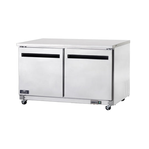 Arctic Air AUC60F 60" Worktop Freezer w/ (2) Sections & (2) Doors, 115v-cityfoodequipment.com