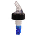 Thunder Group PLPR088C 7/8 Oz Measured Liquor Pourer W/ Blue Tail, Black Collar - 1, (pack)-cityfoodequipment.com