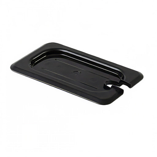 Thunder Group PLPA7190CSBK Ninth Size Slotted Food Pan Cover - Polycarbonate, Black - 12, (each)-cityfoodequipment.com