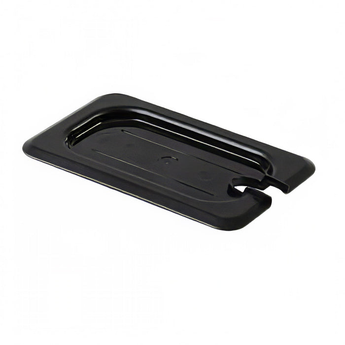 Thunder Group PLPA7190CSBK Ninth Size Slotted Food Pan Cover - Polycarbonate, Black - 12, (each)-cityfoodequipment.com