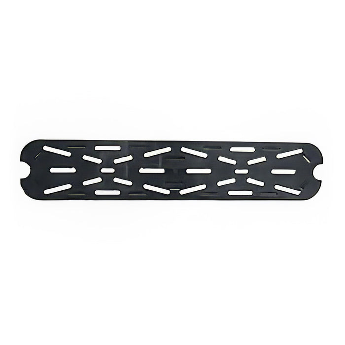 Thunder Group PLPA7120LDSBK Half Size Long Drain Shelf - Polycarbonate, Black - 10, (each)-cityfoodequipment.com