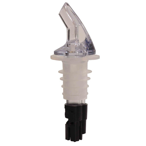 Thunder Group PLPR063M 5/8 Oz Measured Liquor Pourer W/ Black Tail, No Collar - 1, (pack)-cityfoodequipment.com