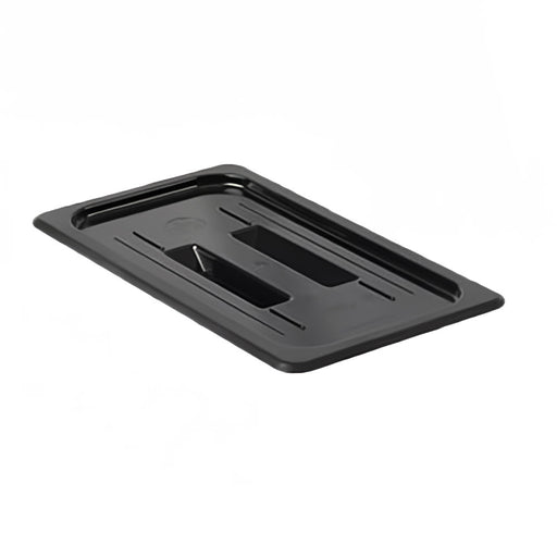 Thunder Group PLPA7130CBK Third Size Food Pan Cover - Polycarbonate, Black - 12, (each)-cityfoodequipment.com