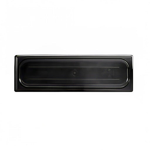 Thunder Group PLPA7120LCBK Half Size Long Food Pan Cover - Polycarbonate, Black - 12, (each)-cityfoodequipment.com
