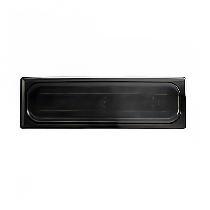 Thunder Group PLPA7120LCBK Half Size Long Food Pan Cover - Polycarbonate, Black - 12, (each)-cityfoodequipment.com