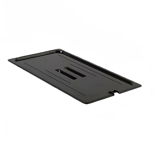 Thunder Group PLPA7000CSBK Full Size Slotted Food Pan Cover - Polycarbonate, Black - 12, (each)-cityfoodequipment.com