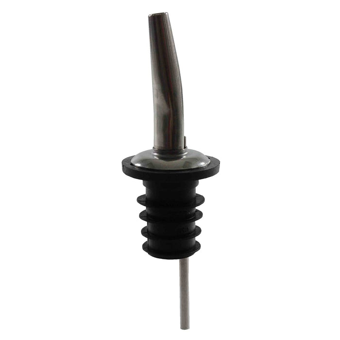 Thunder Group PLPR501S Medium Flow Tapered Liquor Pourer, Stainless Steel - 12, (pack)-cityfoodequipment.com