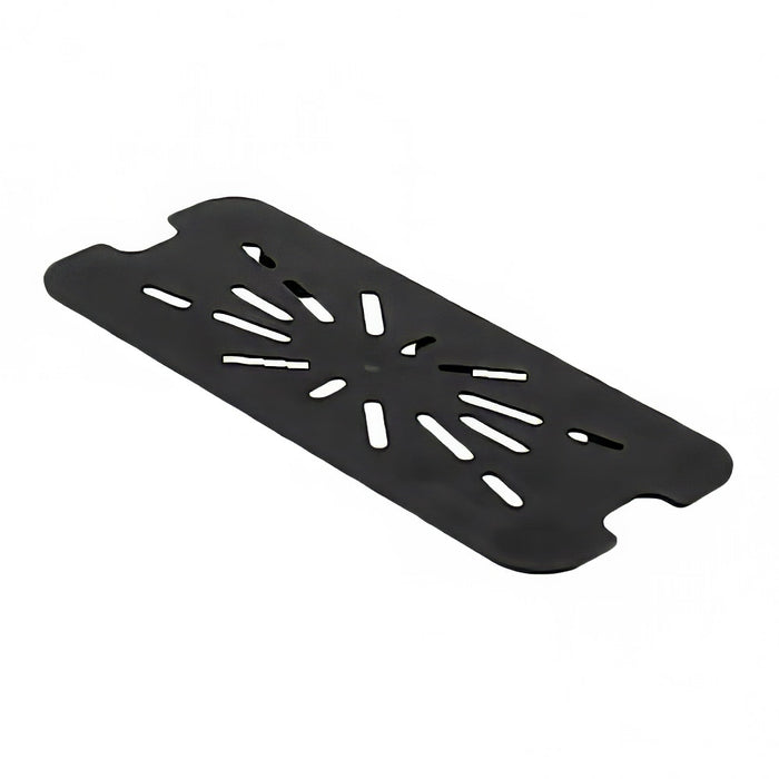 Thunder Group PLPA7130DSBK Third Size Drain Shelf - Polycarbonate, Black - 20, (each)-cityfoodequipment.com