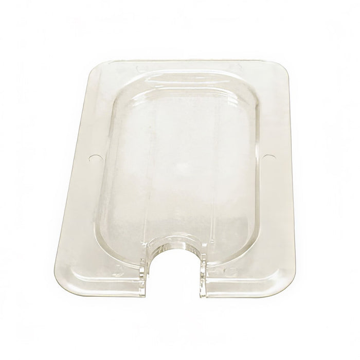 Thunder Group PLPA7190CS Ninth Size Slotted Food Pan Cover - Polycarbonate, Clear - 12, (each)-cityfoodequipment.com