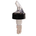 Thunder Group PLPR200C 2 Oz Measured Liquor Pourer W/ White Tail, Black Collar - 1, (pack)-cityfoodequipment.com