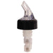 Thunder Group PLPR125C 1 1/4 Oz Measured Liquor Pourer, Clear W/ Black Collar - 1, (pack)-cityfoodequipment.com