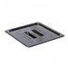 Thunder Group PLPA7120CBK Half Size Food Pan Cover - Polycarbonate, Black - 12, (each)-cityfoodequipment.com